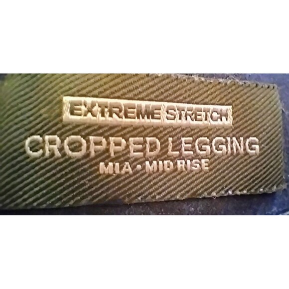 Women's Express Blue Jeans MIA Mid-Rise Cropped Legging Extreme Stretch Size 8R - Picture 5 of 7